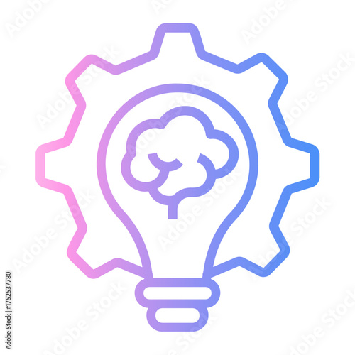 skill Line Gradient Icon