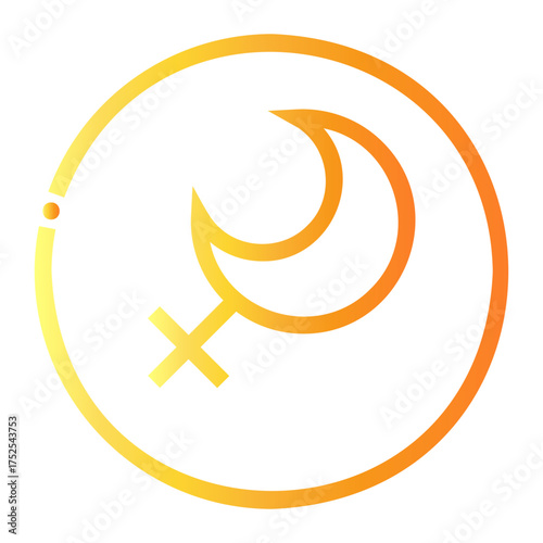 symbol Line Gradient Icon