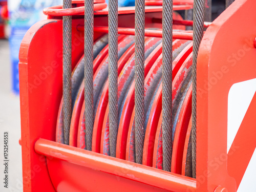Hydraulic winch. Tower cran...