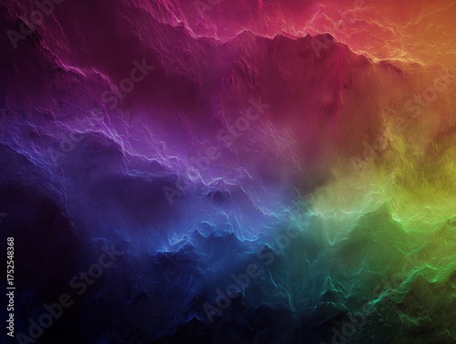 Vibrant Abstract Artistic Rainbow Gradient Background - Colorful and Ethereal Texture for Creative Digital Wallpaper Design