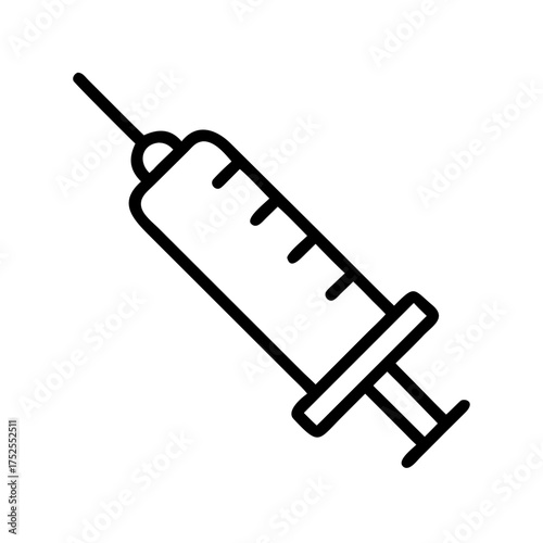 Syringe used for injecting medicine or vaccines
