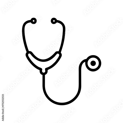Stethoscope used by doctors for auscultation