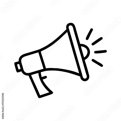 Illustration of a megaphone