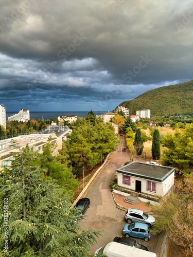 Wallpaper Mural the mountain, Ayu-Dag, the Crimean coast. Mountains, sea, beautiful mountain landscape, nature, coast Torontodigital.ca