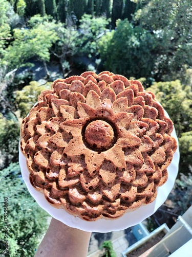 Wallpaper Mural homemade cakes. delicious sugar cookies in close-up on a plate. cooking. cooking at home Torontodigital.ca