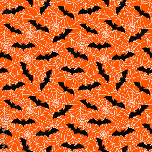 Halloween Seamless Pattern Texture