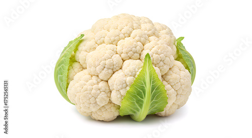 cauliflower on white background