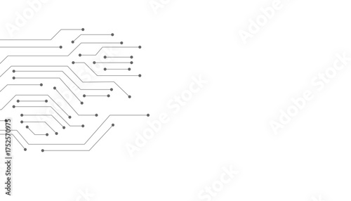 Abstract background with technology circuit board texture. Electronic motherboard illustration.