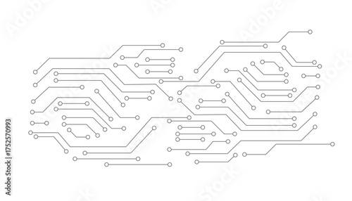 Abstract digital background with technology circuit board texture. Electronic motherboard illustration. Communication and engineering concept. 