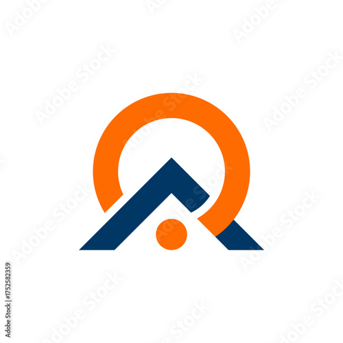 Modern Letter A Logo Design