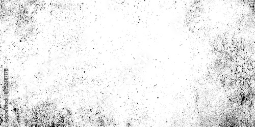 Black and White Grunge Texture with Dust and Scratches Background.