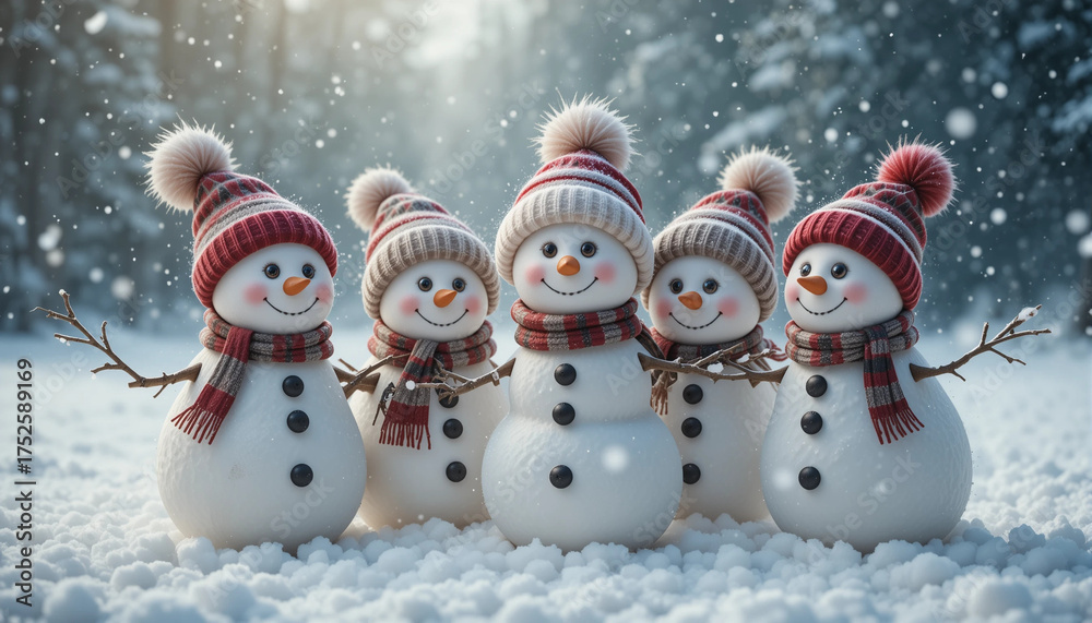 Fototapeta premium snowman