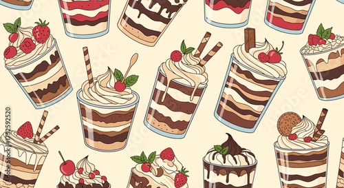 A delightful assortment of pixelated desserts and sweet treats.