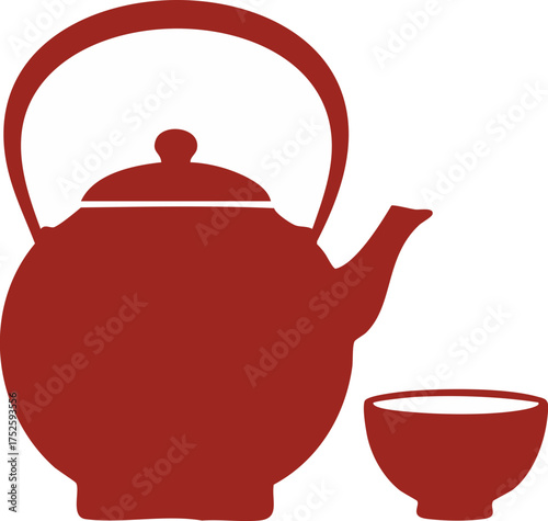 Japanese Teapot and Cup