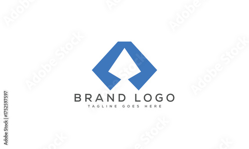 letter A logo design vector template design for brand.