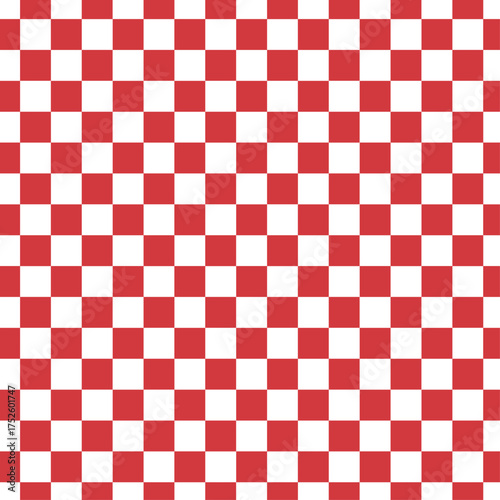 チェック柄　クリスマス配色