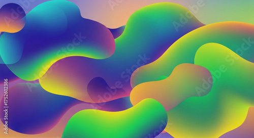 Abstract fluid gradient background with vibrant colors and organic shapes, creating a dynamic and modern design for various creative projects and applications