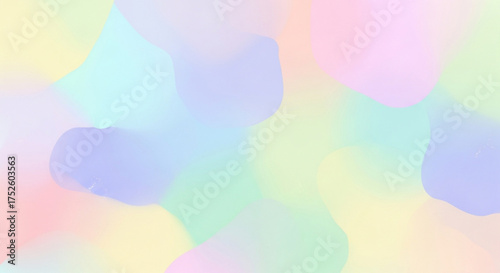 Pastel gradient background with soft transitions and smooth color blending, creating a dreamy and calming effect