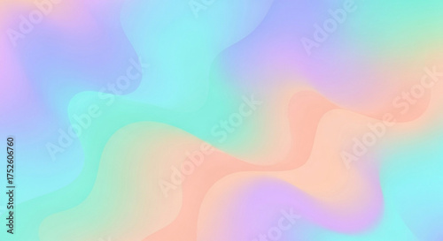 Pastel gradient background with soft transitions of color, creating a smooth and dreamy effect, perfect for adding a touch of whimsy to any design