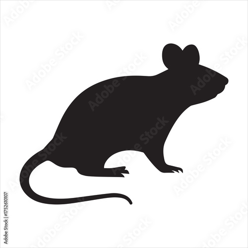 Mouse vector silhouette icon