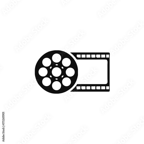 movie film cinema logo vector design illustration