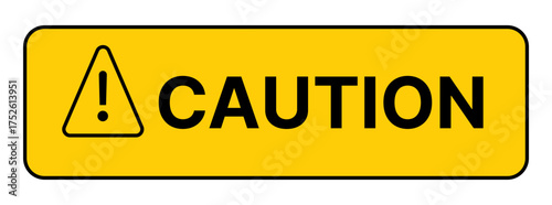 yellow warning sign with exclamation mark