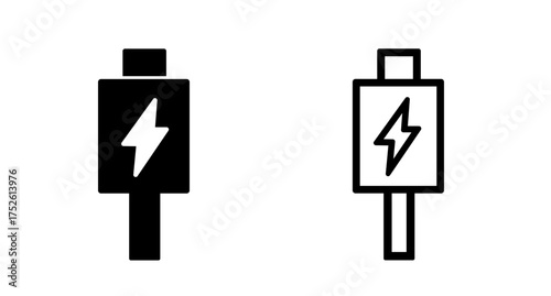 Usb icon sign logo design. Flash disk sign and symbol. flash drive sign. usb charging. Vector