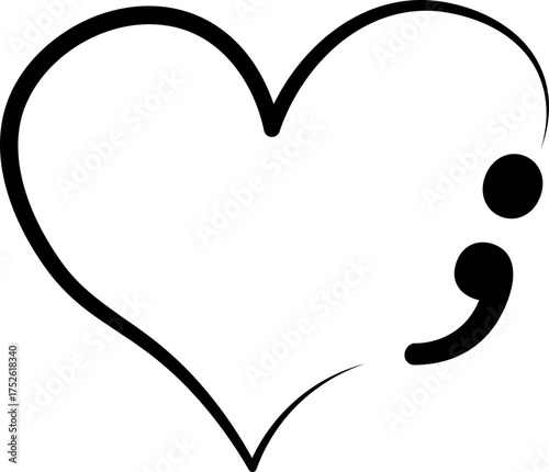 Semicolon Tattoo