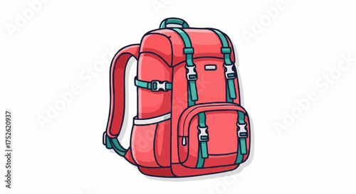 Adventure Awaits Stylish and Durable Backpack Design for Travel and Hiking Adventures