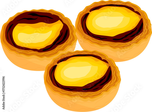Pastel de Nata, Portuguese egg custard tart pastry