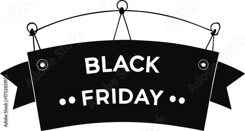black friday retail banner vector illustration  ha.eps