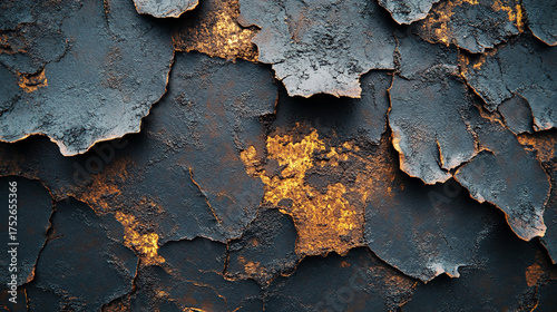Rugged burnt metal surface featuring rust, grunge, and decay. Deep tones symbolize time, weathering, transformation, and the resilience of industrial materials.