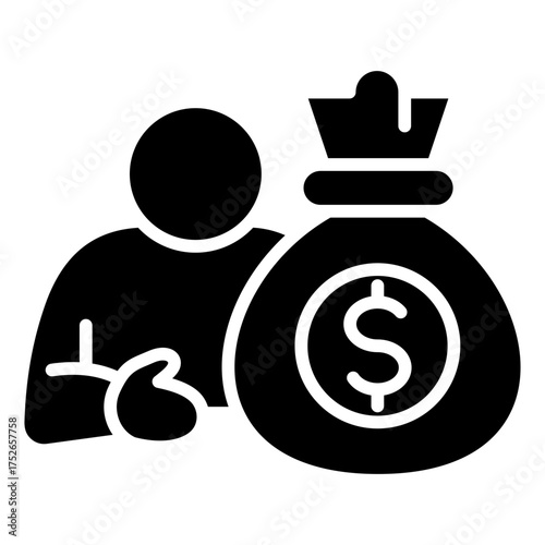 Wealth Glyph Icon