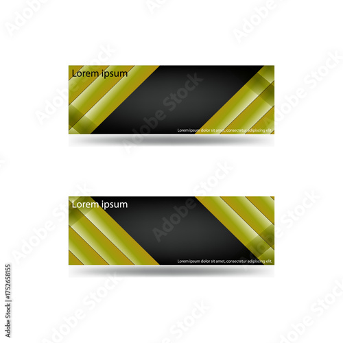 Golden bar and elegant back background banner nice for your banner