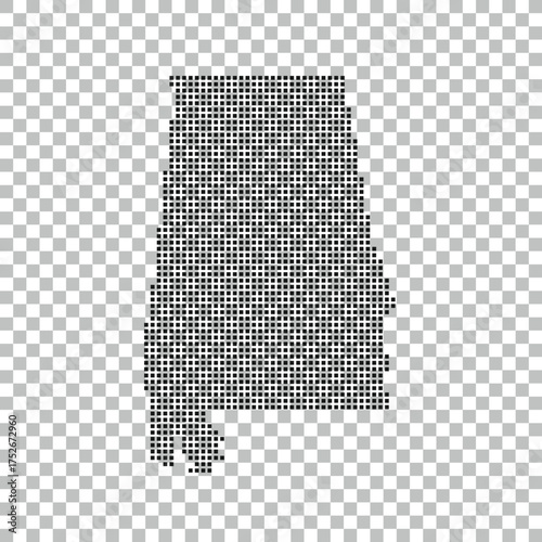 vector of Alabama map