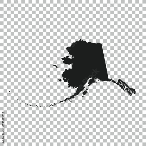 vector of Alaska map