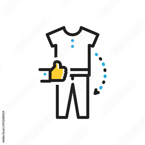 Multi color icon for combination