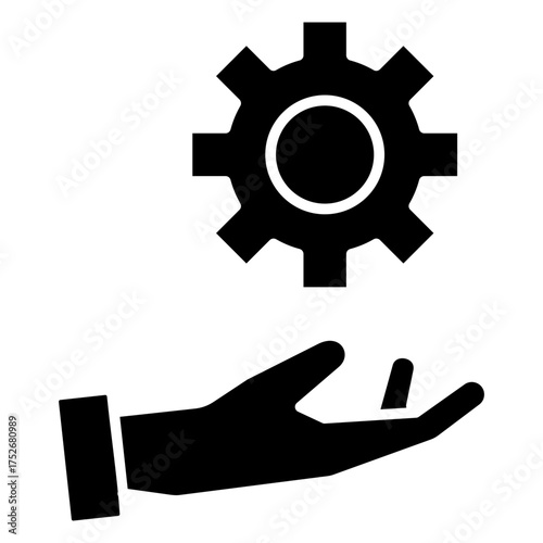 Service Request Glyph Icon