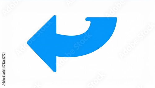 Free Download blue arrow icon on white background. flat style. arrow icon for your web site design,  - GFXLoad