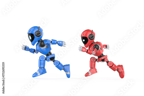 Assistant ai robots run in competition