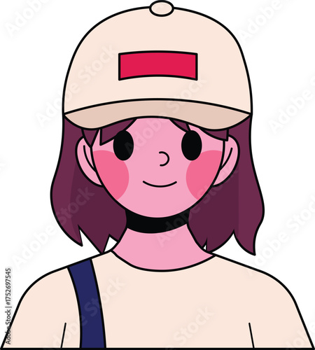 Cute halloween ghost wearing a pink witch hat smiles happily and dances on a dark background perfect for spooky season decorations and festive designs for party invitations