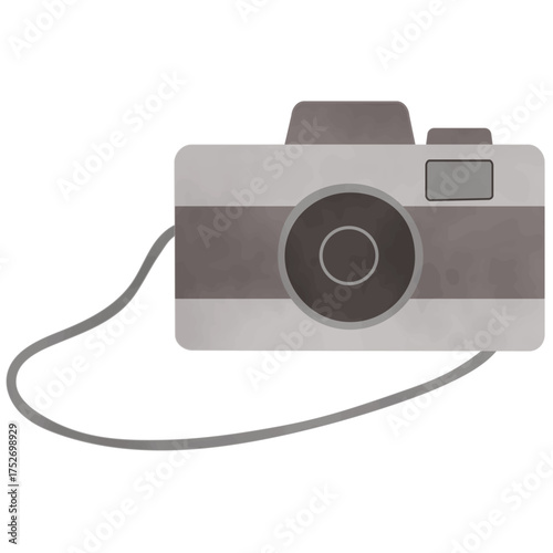 カメラのイラスト　水彩風