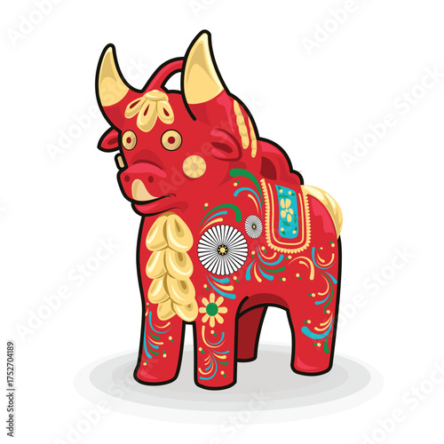 The Little Bull of Pucará, ceramics from Puno, Perú