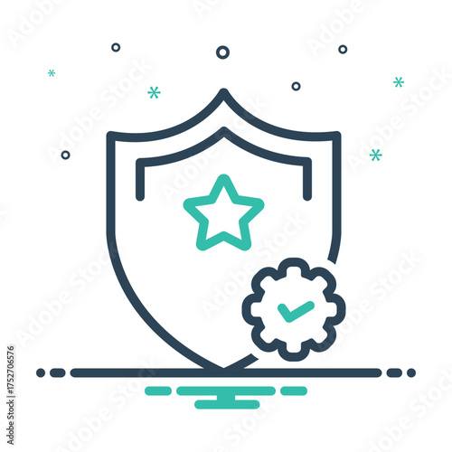 Mix icon for trustworthy actions