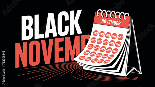 Black November Sale Calendar Event Deals Discount Shopping