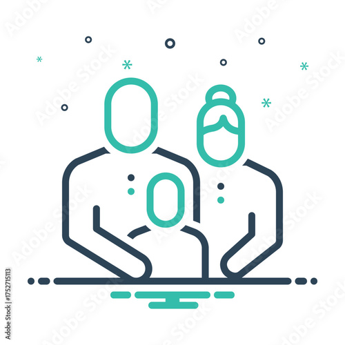 Mix icon for parental guidance