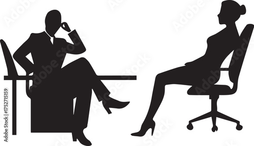 silhouettes of people