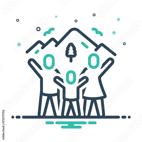Mix icon for family adventures