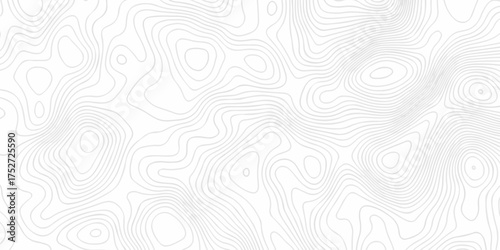 Abstract minimal geography location vector topo map. creative discovery White wave grid stripe line map topography. vector geographic contour mounted map background.	