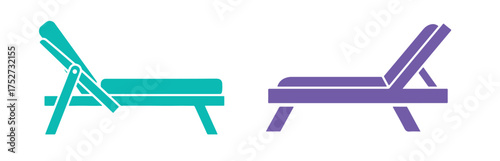 A chaise lounge perfect for chilling on the rooftop.